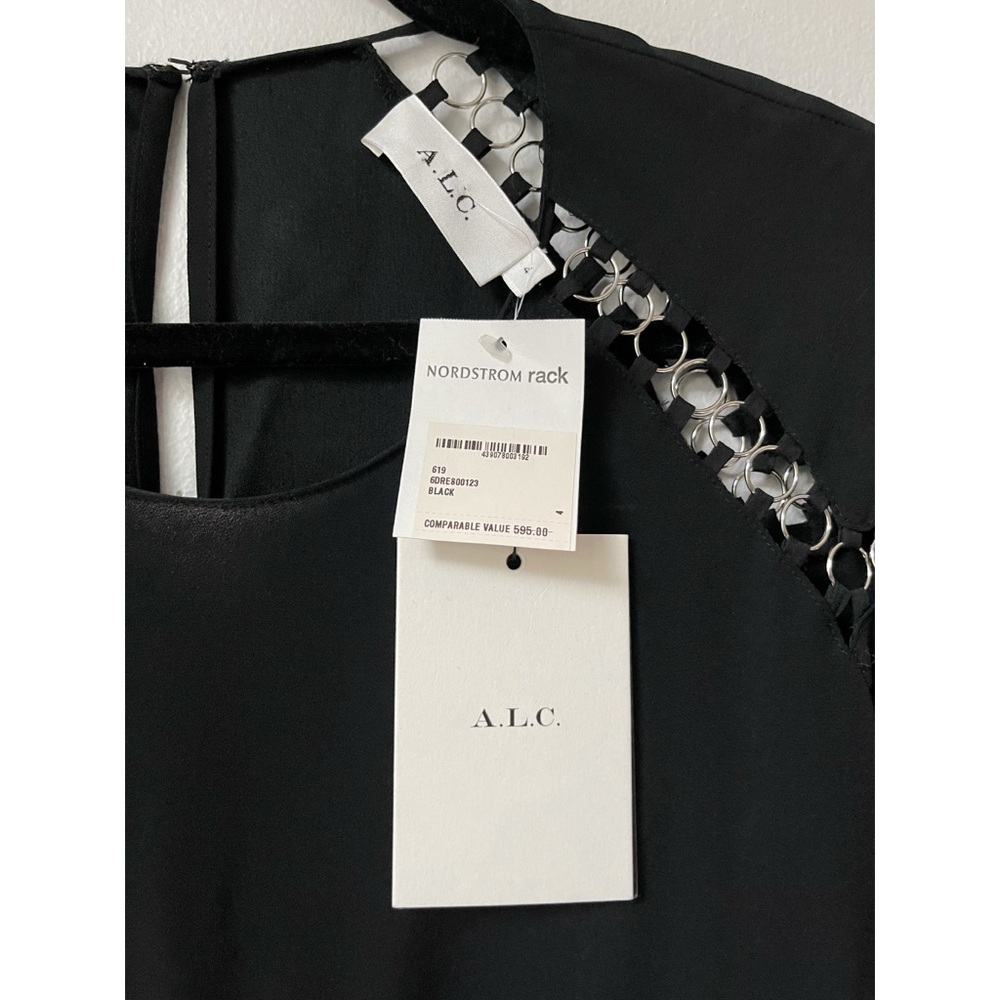 NEW A.L.C. Black Pierced Dress - Picture 3 of 3